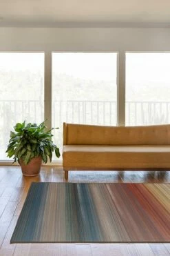 Cheap 🔔 Ruggable Linear Striped Multicolor Rug 😀 -Area Rugs Sales Store linear striped multicolor C RC 0246 57 V2