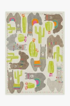 Best Sale 🛒 Ruggable Llama Fun Natural Rug 🎉