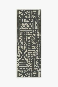 Brand new 😀 Ruggable Lokal Charcoal Rug 🛒 -Area Rugs Sales Store lokal charcoal A RC 0730 27 V2