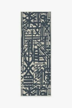 Promo ⭐ Ruggable Lokal Slate Blue Rug 😉 -Area Rugs Sales Store lokal slate blue A RC 0729 27 V2