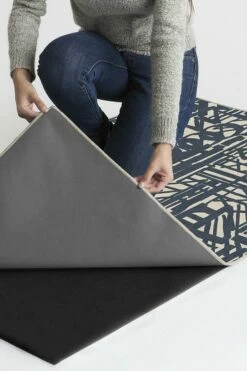 Promo ⭐ Ruggable Lokal Slate Blue Rug 😉 -Area Rugs Sales Store lokal slate blue B RC 0729 27