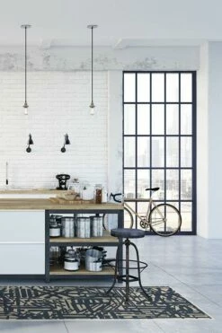 Promo ⭐ Ruggable Lokal Slate Blue Rug 😉 -Area Rugs Sales Store lokal slate blue C RC 0729 27