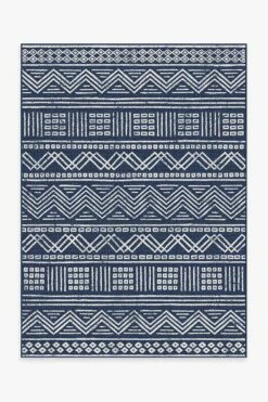 Wholesale 🔥 Ruggable Outdoor Loma Royal Blue Rug 😉