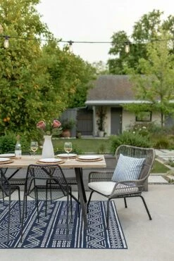 Wholesale 🔥 Ruggable Outdoor Loma Royal Blue Rug 😉 -Area Rugs Sales Store loma royal blue C RC OT019 57