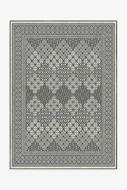 Flash Sale ⌛ Ruggable Outdoor Loseta Black Rug ❤️