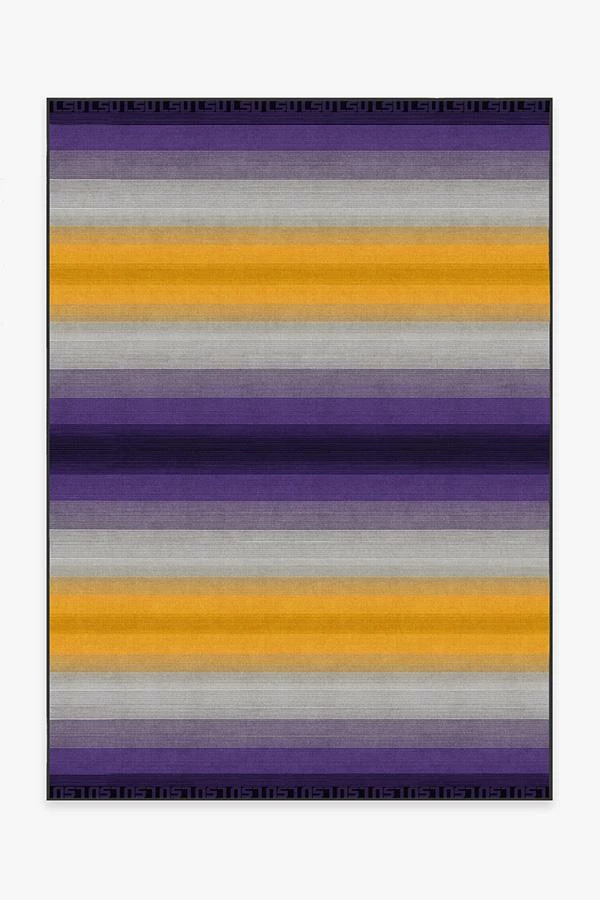 New 🧨 Ruggable LSU Ombre Stripe Rug ✨ 1 New 🧨 Ruggable LSU Ombre Stripe Rug ✨