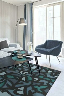 Cheap 🎁 Ruggable Lumen Blue Rug ✨ -Area Rugs Sales Store lumen blue C RC 0721 57