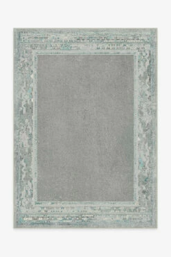 Brand new ๐ Ruggable Lunja Border Teal Blue Rug โจ