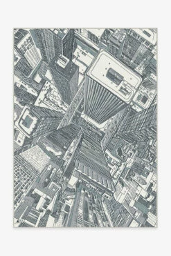 New ✔️ Ruggable Lux Slate Blue Rug 🧨