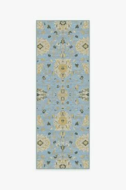 Top 10 🔥 Ruggable Marie Pale Blue Rug 🎉 -Area Rugs Sales Store marie pale blue A RC 0186 27