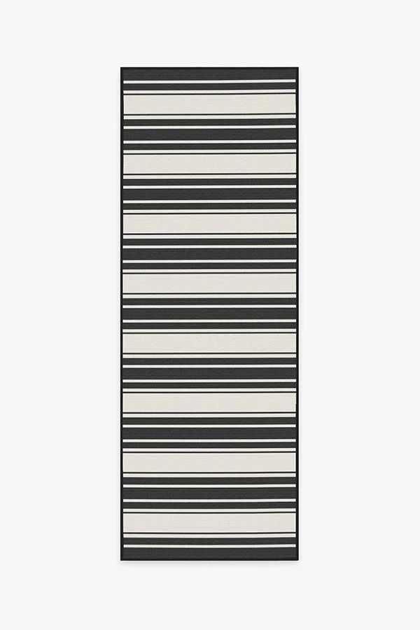 Best Pirce 🔔 Ruggable Outdoor Marina Stripe Black Rug ✨ 5 Best Pirce 🔔 Ruggable Outdoor Marina Stripe Black Rug ✨ - Image 5
