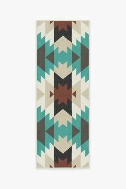 Hot Sale ๐ Ruggable Mariposa Turquoise Rug ๐งจ 12 Hot Sale ๐ Ruggable Mariposa Turquoise Rug ๐งจ -Area Rugs Sales Store mariposa turquoise A RC 0708 27 V2