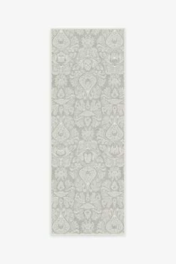 Hot Sale 😍 Ruggable Marvel Damask Stone Rug 🧨 -Area Rugs Sales Store marvel damask stone A RC MV025 27