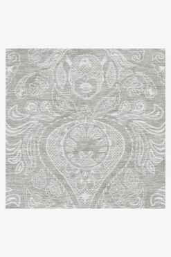 Hot Sale 😍 Ruggable Marvel Damask Stone Rug 🧨 -Area Rugs Sales Store marvel damask stone D RC MV025 57