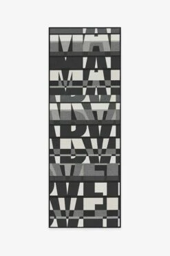 Cheapest 😀 Ruggable Marvel Logo Black & White Rug 💯 -Area Rugs Sales Store marvel logo black white B RC MV003 27