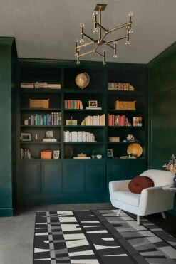 Cheapest 😀 Ruggable Marvel Logo Black & White Rug 💯 -Area Rugs Sales Store marvel logo black white C RC MV003 57 V2