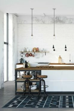 Best Sale 🛒 Ruggable Marvel Logo Slate Blue Rug 😍 -Area Rugs Sales Store marvel logo slate blue C RC MV005 27