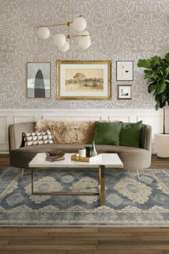 Buy 😀 Ruggable Maxine Dusk Blue Rug 😀 -Area Rugs Sales Store maxine dusk blue C RC LH013 57