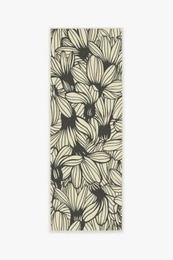 Budget 🧨 Ruggable Meena Black & White Rug 🔥 -Area Rugs Sales Store meena black white A RC 0561 27 V2