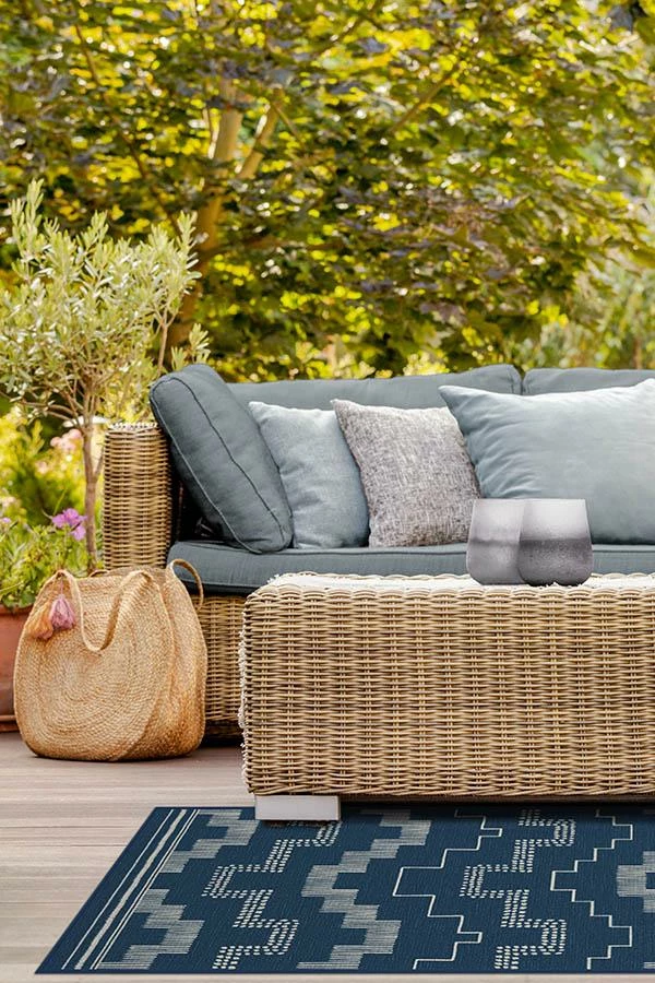 Brand new ๐งจ Ruggable Outdoor Meseta Navy Rug ๐ 8 Brand new ๐งจ Ruggable Outdoor Meseta Navy Rug ๐ - Image 8