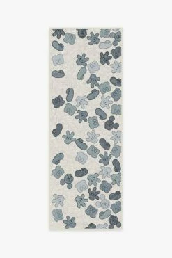 Flash Sale 🤩 Ruggable Mickey All Over Slate Blue Rug 👏 -Area Rugs Sales Store mickey all over slate blue A RC DY018 27