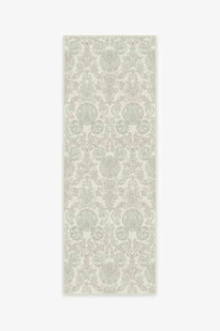 Outlet 🛒 Ruggable Mickey Damask Light Grey Rug 🌟 -Area Rugs Sales Store mickey damask light grey A RC DY015 27