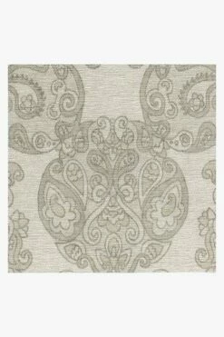 Outlet 🛒 Ruggable Mickey Damask Light Grey Rug 🌟 -Area Rugs Sales Store mickey damask light grey D RC DY015 57