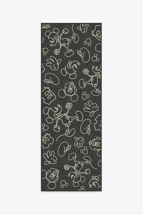 Flash Sale 🎉 Ruggable Mickey Doodles Onyx Rug 💯 6 Flash Sale 🎉 Ruggable Mickey Doodles Onyx Rug 💯 - Image 6