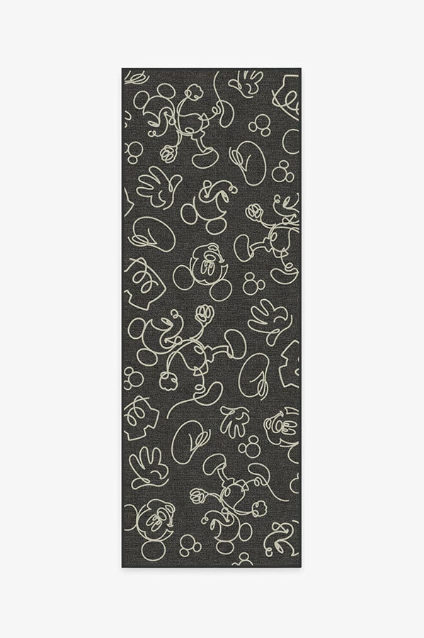 Flash Sale 🎉 Ruggable Mickey Doodles Onyx Rug 💯 5 Flash Sale 🎉 Ruggable Mickey Doodles Onyx Rug 💯 - Image 5