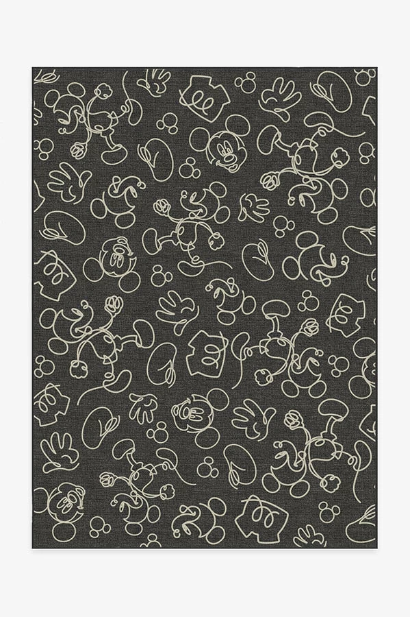 Flash Sale 🎉 Ruggable Mickey Doodles Onyx Rug 💯 2 Flash Sale 🎉 Ruggable Mickey Doodles Onyx Rug 💯 - Image 2