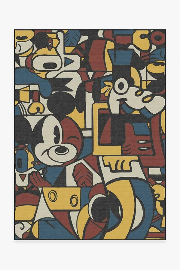 Best Pirce 🤩 Ruggable Mickey & Friends Multicolor Rug 🌟 1 Best Pirce 🤩 Ruggable Mickey & Friends Multicolor Rug 🌟
