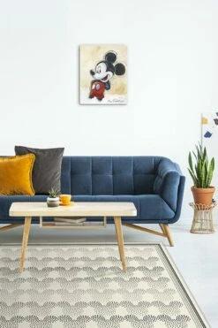 Hot Sale 😀 Ruggable Mickey Ombre Black and White Rug ⭐ -Area Rugs Sales Store mickey ombre black white C RC DY021 57