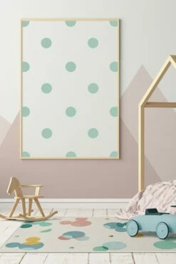 Best Sale 👍 Ruggable Mickey Polka Dots Multicolor Rug 💯 -Area Rugs Sales Store mickey polka dots multicolor C RC DY010 27