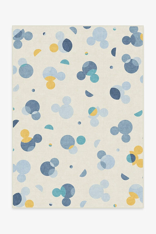 Budget 🥰 Ruggable Mickey Polka Dots Slate Blue Rug 🎁 2 Budget 🥰 Ruggable Mickey Polka Dots Slate Blue Rug 🎁 - Image 2