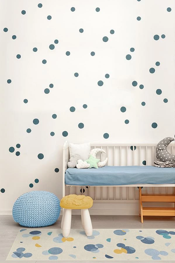 Budget 🥰 Ruggable Mickey Polka Dots Slate Blue Rug 🎁 8 Budget 🥰 Ruggable Mickey Polka Dots Slate Blue Rug 🎁 - Image 8