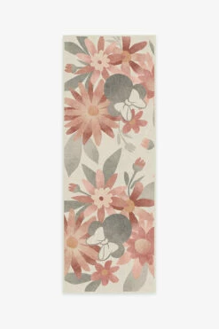 Promo 😉 Ruggable Minnie Floral Rosewood Rug 👏 -Area Rugs Sales Store minnie floral rosewood A RC DY025 27 8a4a0f77 2ee5 42b4 9ebe 40b5e772738e
