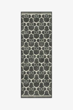 Outlet 🤩 Ruggable Minnie Trellis Black Rug ⌛ -Area Rugs Sales Store minnie trellis black A RC DY006 27