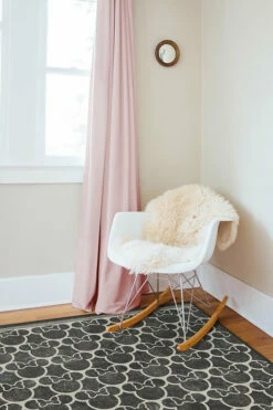 Outlet 🤩 Ruggable Minnie Trellis Black Rug ⌛ -Area Rugs Sales Store minnie trellis black C RC DY006 57 V2