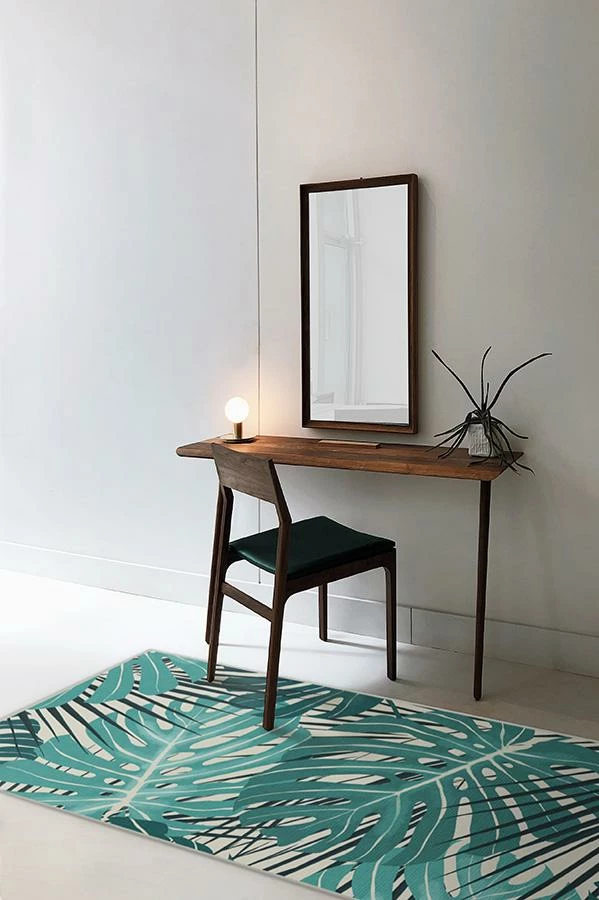 Budget 🎉 Ruggable Monstera Teal Rug ⭐ 8 Budget 🎉 Ruggable Monstera Teal Rug ⭐ - Image 8