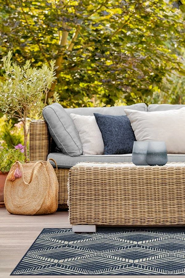 Wholesale ⌛ Ruggable Outdoor Motus Diamond Navy Rug ❤️ 8 Wholesale ⌛ Ruggable Outdoor Motus Diamond Navy Rug ❤️ - Image 8