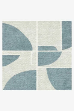 Best reviews of 😉 Ruggable Nina Takesh Lune Slate Blue Rug 🔥 -Area Rugs Sales Store nina takesh lune slate blue D RC NT011 27