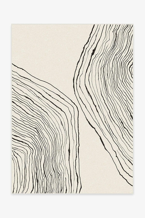 Promo 🔔 Ruggable Nina Takesh Seine Black & Ivory Rug 💯 2 Promo 🔔 Ruggable Nina Takesh Seine Black & Ivory Rug 💯 - Image 2