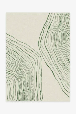 Best Pirce 🛒 Ruggable Nina Takesh Seine Sage & Ivory Rug ✔️