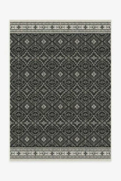 New 🥰 Ruggable Outdoor Nomada Black Rug 🌟