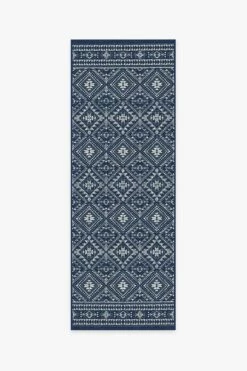 Hot Sale 🛒 Ruggable Outdoor Nomada Navy Rug 🔔 -Area Rugs Sales Store nomada navy A RC OD030 27