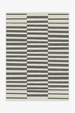Top 10 🥰 Ruggable Outdoor Offset Stripe Black Rug 🔥