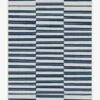 Best Pirce 🧨 Ruggable Outdoor Offset Stripe Navy Rug ✨