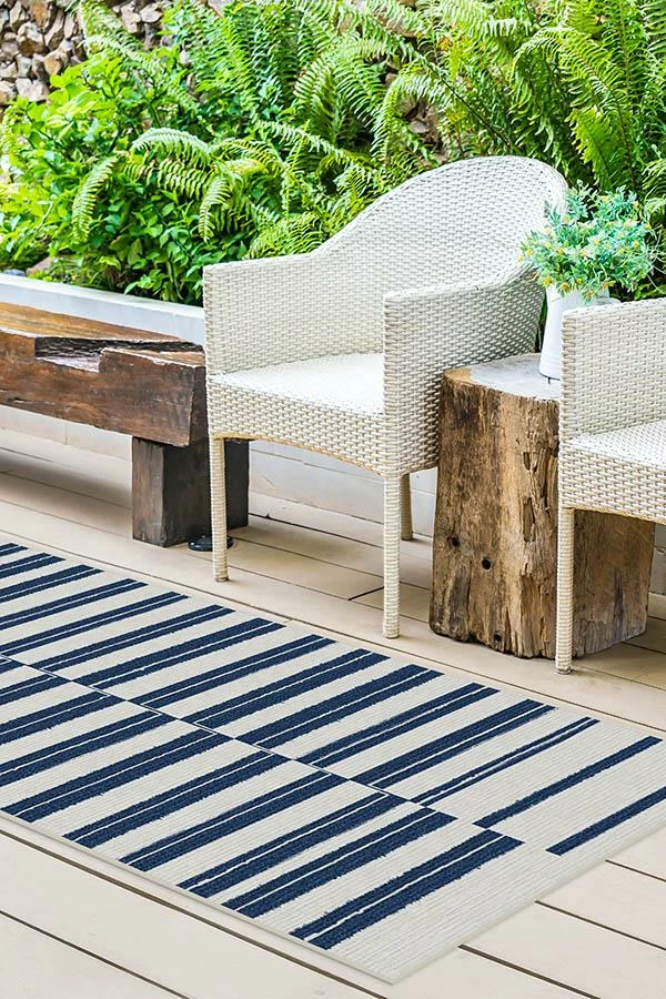 Best Pirce 🧨 Ruggable Outdoor Offset Stripe Navy Rug ✨ 8 Best Pirce 🧨 Ruggable Outdoor Offset Stripe Navy Rug ✨ - Image 8