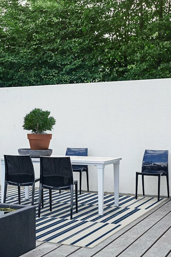 Best Pirce 🧨 Ruggable Outdoor Offset Stripe Navy Rug ✨ 4 Best Pirce 🧨 Ruggable Outdoor Offset Stripe Navy Rug ✨ - Image 4