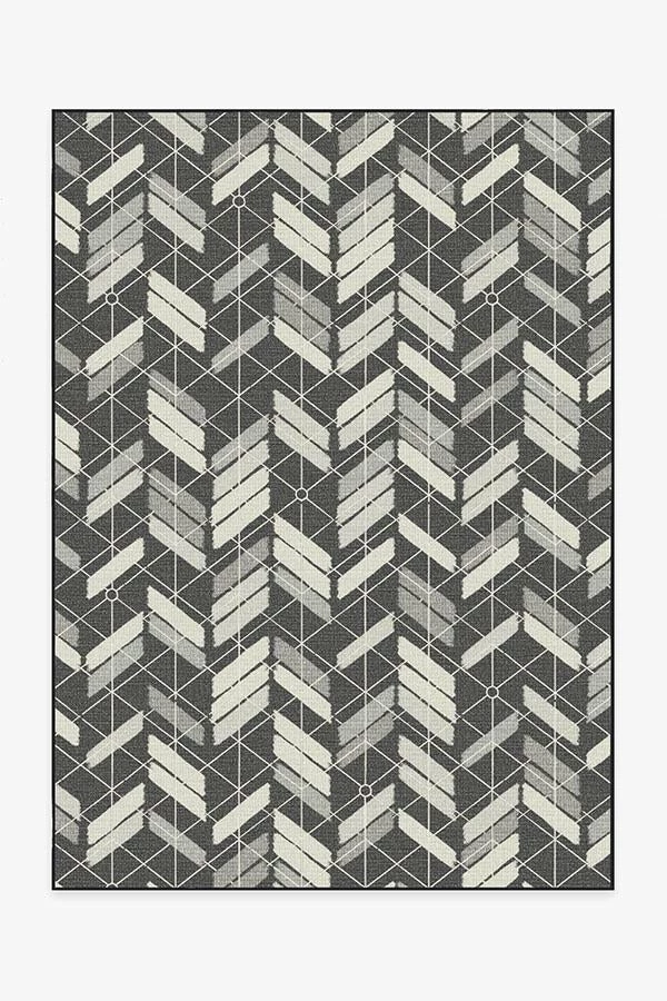 Cheap โญ Ruggable Outdoor Painted Chevron Black Rug ๐ 2 Cheap โญ Ruggable Outdoor Painted Chevron Black Rug ๐ - Image 2